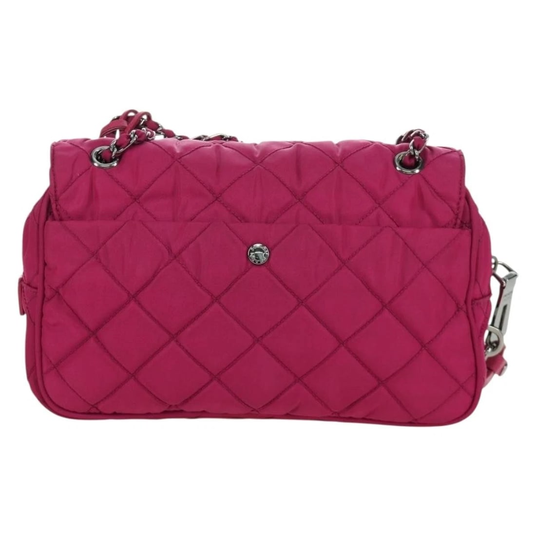 PRADA CHAIN SHOULDER BAG NYLON - 3