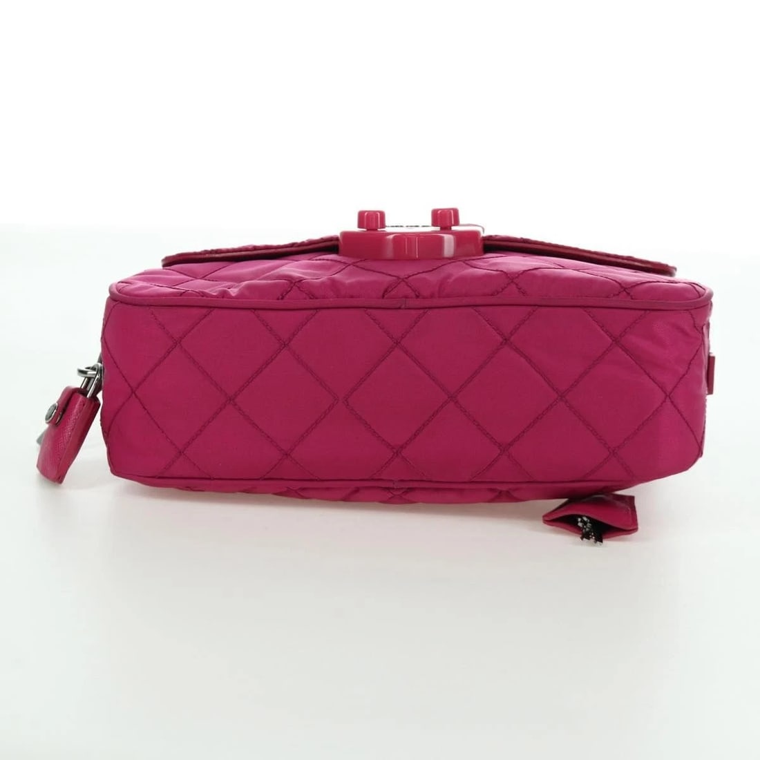 PRADA CHAIN SHOULDER BAG NYLON - 9