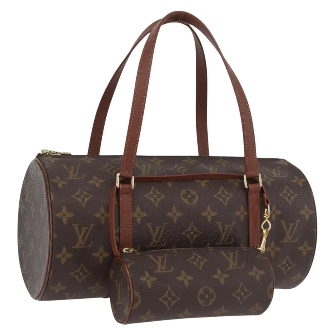 LOUIS VUITTON MONOGRAM PAPILLON 30 HAND BAG: LOUIS VUITTON Monogram Papillon 30 Hand Bag Brand: LOUIS VUITTON Type/Style: Hand Bag Material: Monogram Canvas Color: Monogram Size: Size(Inch) W11.8 x H5.9 x D5.9inch(Approx) Accessories: None