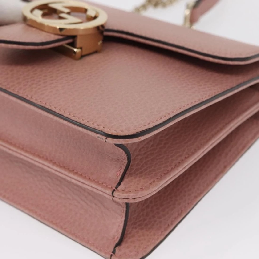 GUCCI INTERLOCKING CHAIN SHOULDER BAG - 11