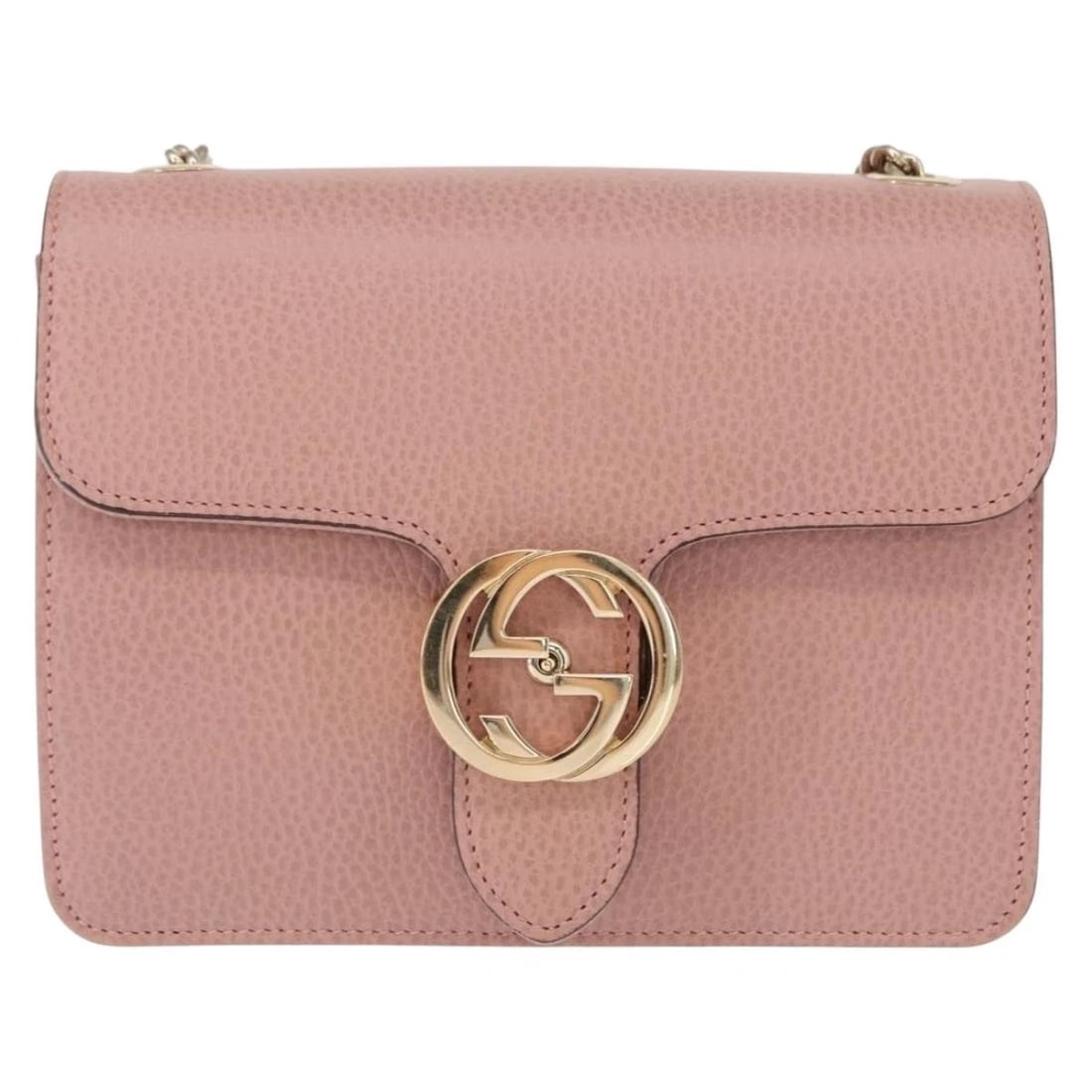 GUCCI INTERLOCKING CHAIN SHOULDER BAG - 2