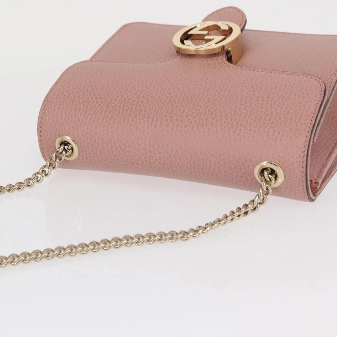 GUCCI INTERLOCKING CHAIN SHOULDER BAG - 6