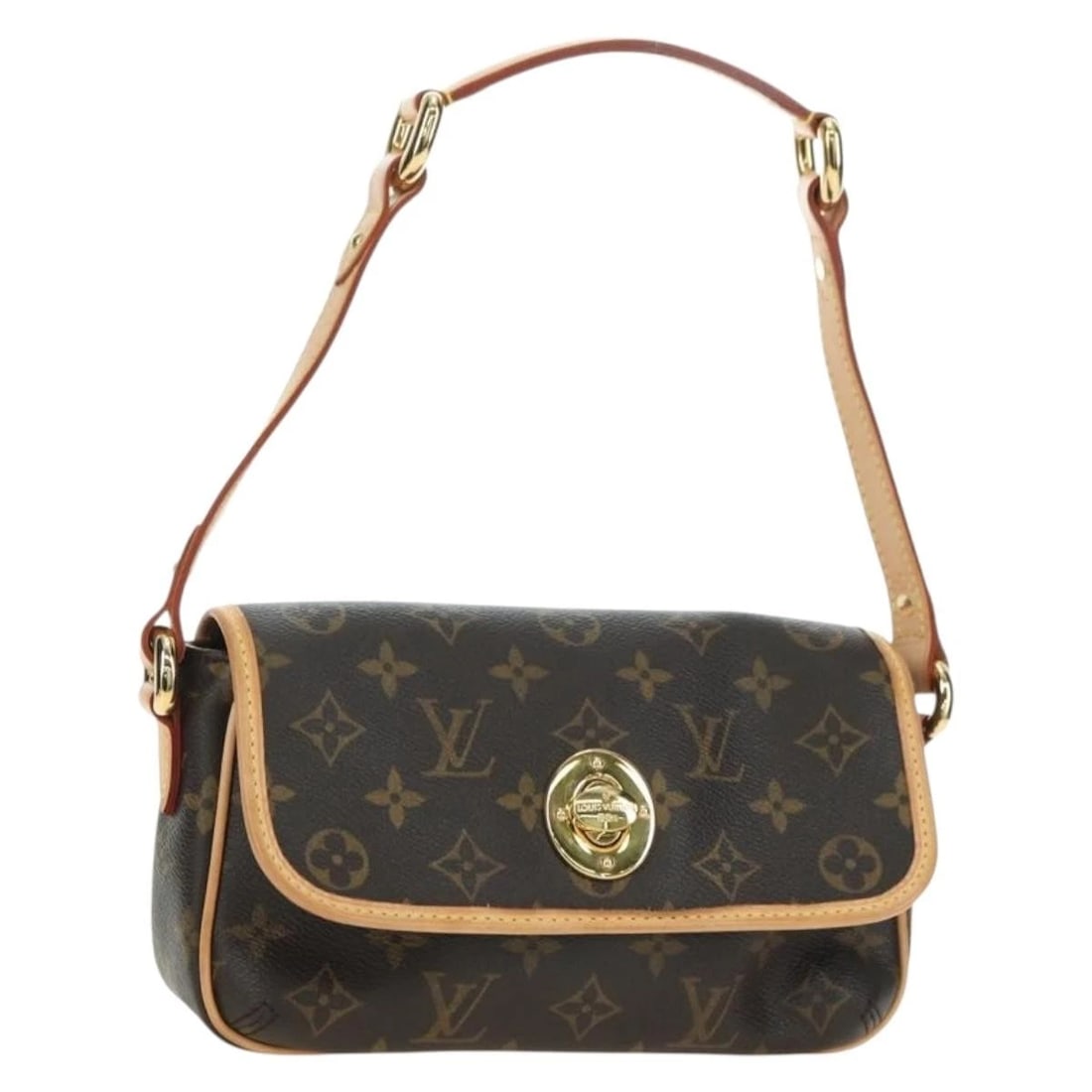 LOUIS VUITTON MONOGRAM TIKAL PM SHOULDER BAG: LOUIS VUITTON Monogram Tikal PM Shoulder Bag Brand: LOUIS VUITTON Type/Style: Shoulder Bag Material: Monogram Canvas Color: Monogram Size: Size(Inch) W9.1 x H5.1 x D2.4inch(Approx) Accessories: No