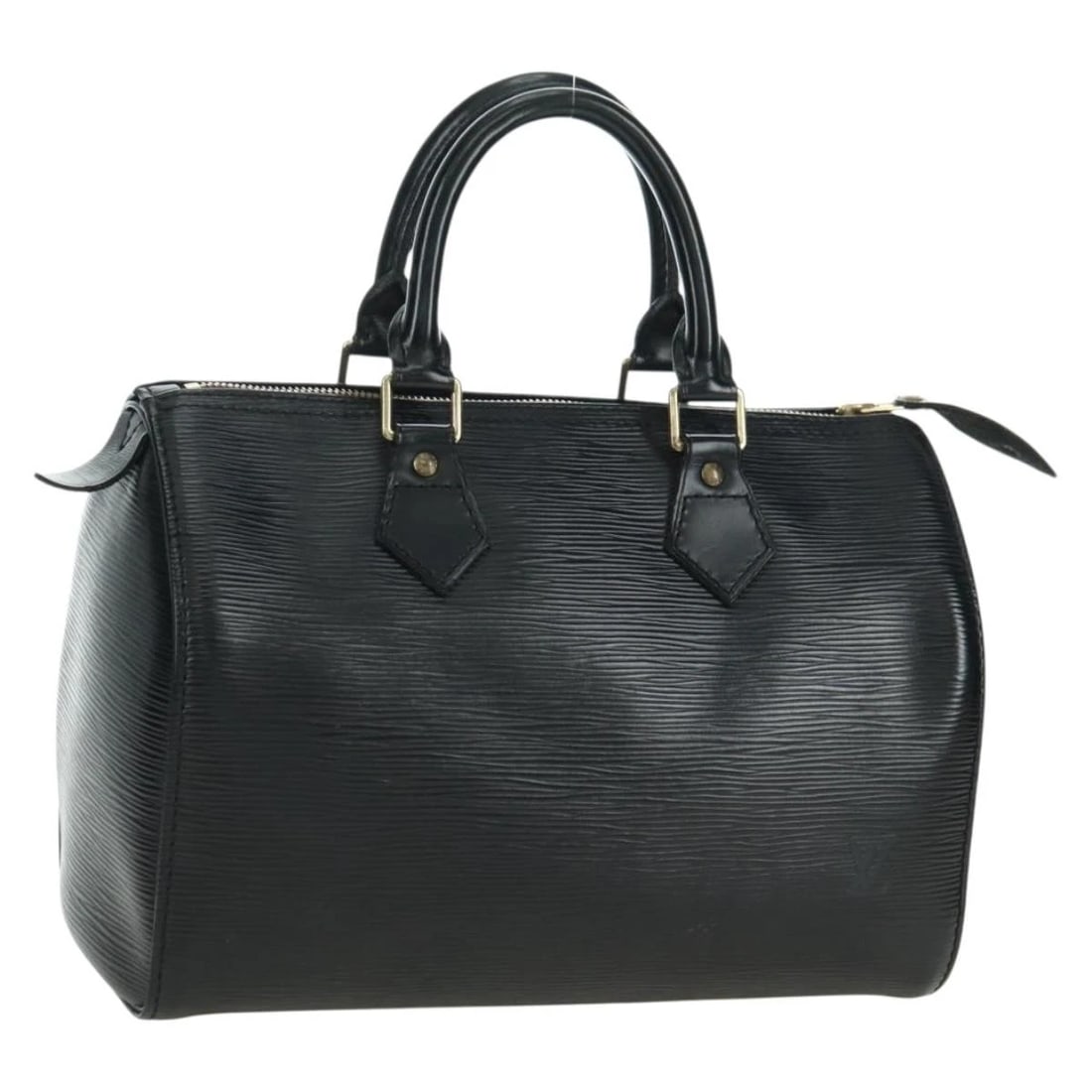 LOUIS VUITTON EPI SPEEDY 25 HAND BAG: LOUIS VUITTON Epi Speedy 25 Hand Bag Brand: LOUIS VUITTON Type/Style: Hand Bag Material: Epi Leather Color: Black Size: Size(Inch) W14.6 x H10.2 x D5.1inch(Approx) Accessories: None Access