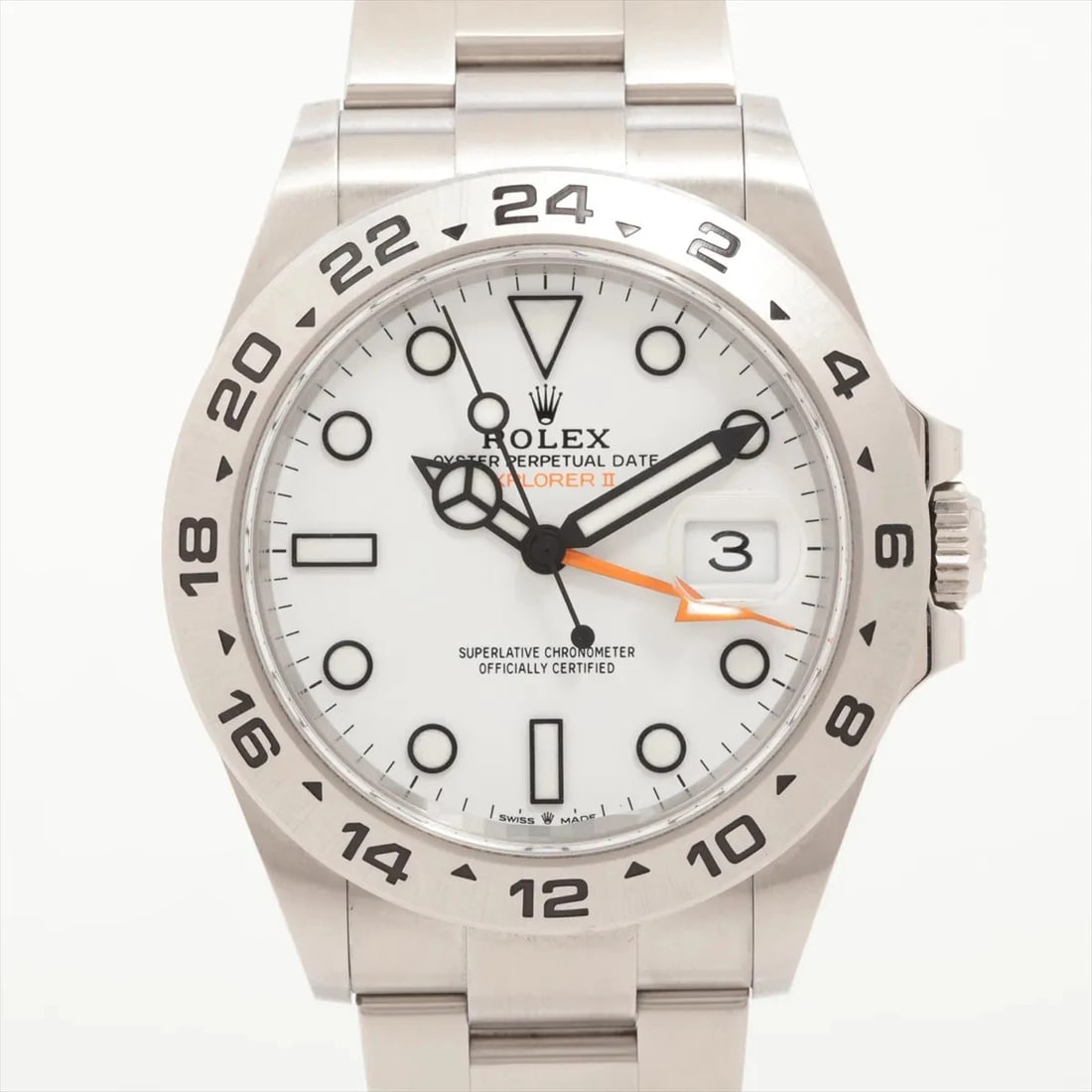 ROLEX EXPLORER II SS WHITE DIAL, WATCH (1 of 4)
