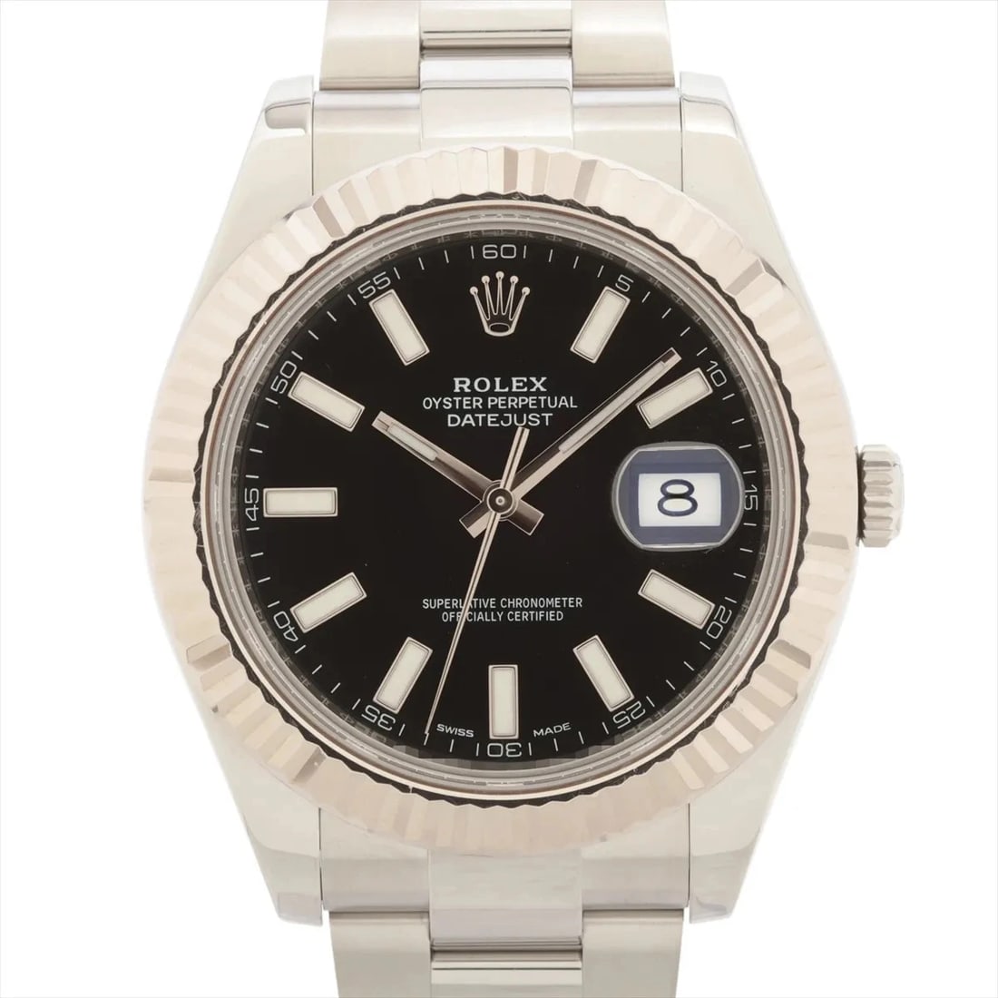 ROLEX DATEJUST II SS?WG BLACK DIAL, WATCH: Rolex Datejust II SS?WG black dial, Watch Brand: Rolex Type/Style: Wristwatch Material: SS?WG Color: black dial Size: Case:W1.6 x H1.6inch / W41 x H41 Circumference of Wrist:7.3inch / 18.5 Accesso