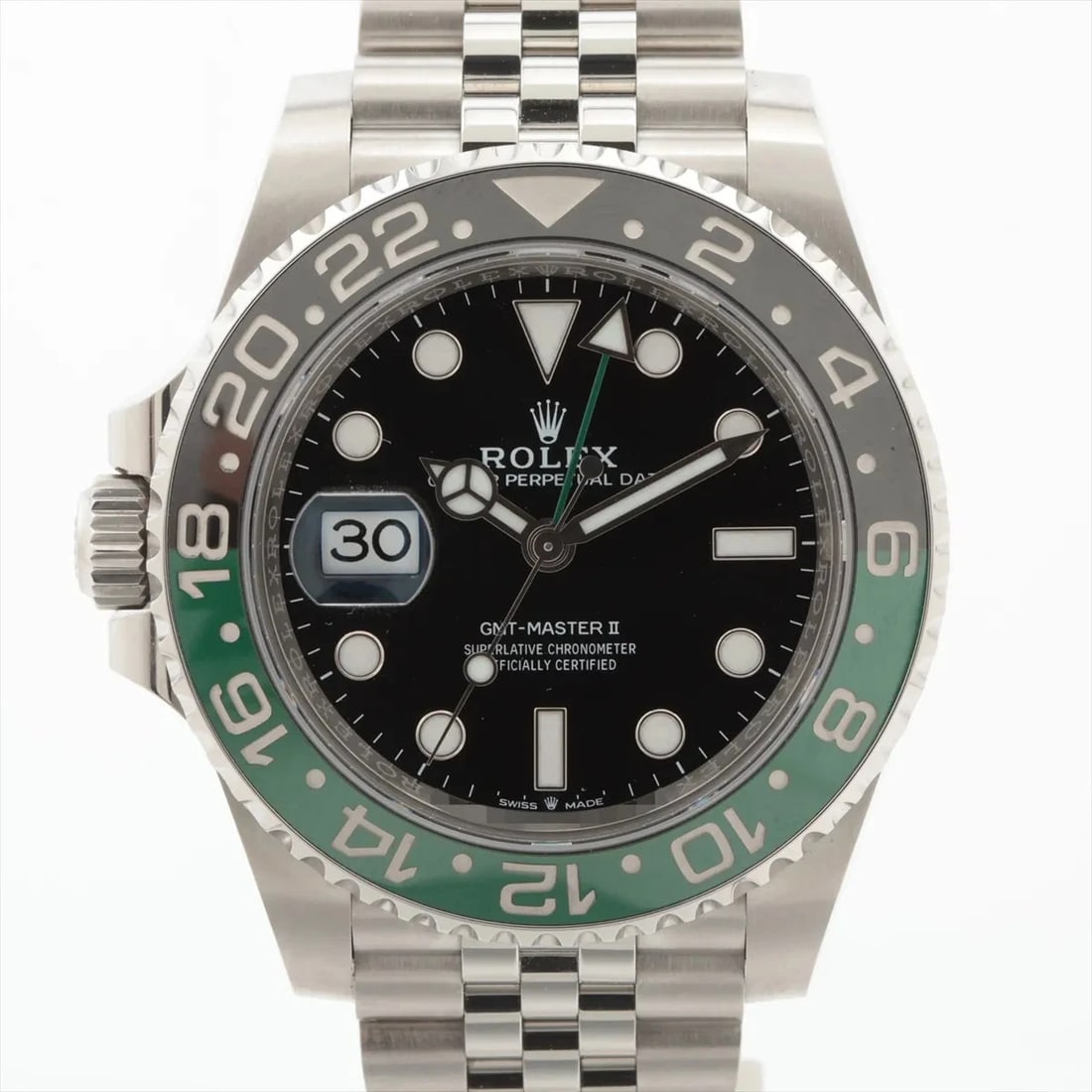 ROLEX GMT MASTER II SS BLACK DIAL, WATCH: Rolex GMT Master II SS black dial, Watch Brand: Rolex Type/Style: Wristwatch Material: SS Color: black dial Size: Case:W1.6 x H1.6inch / W40 x H40 Circumference of Wrist:6.9inch / 17.5 Accessories