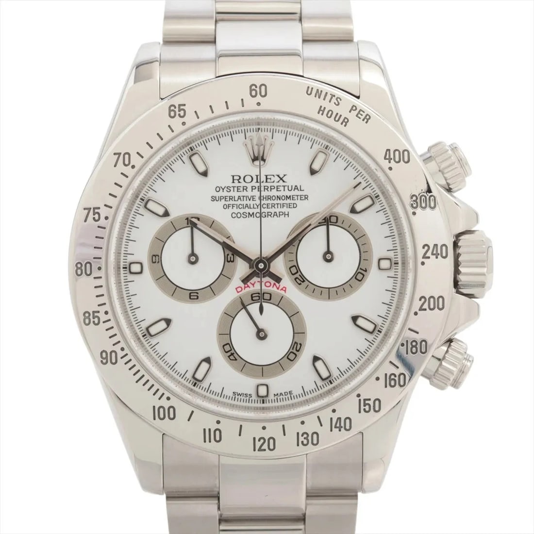 ROLEX COSMOGRAPH DAYTONA SS WHITE DIAL, WATCH (1 of 4)