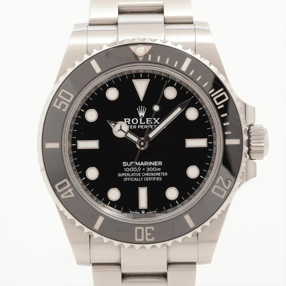 ROLEX SUBMARINER SS BLACK DIAL, WATCH (1 of 4)