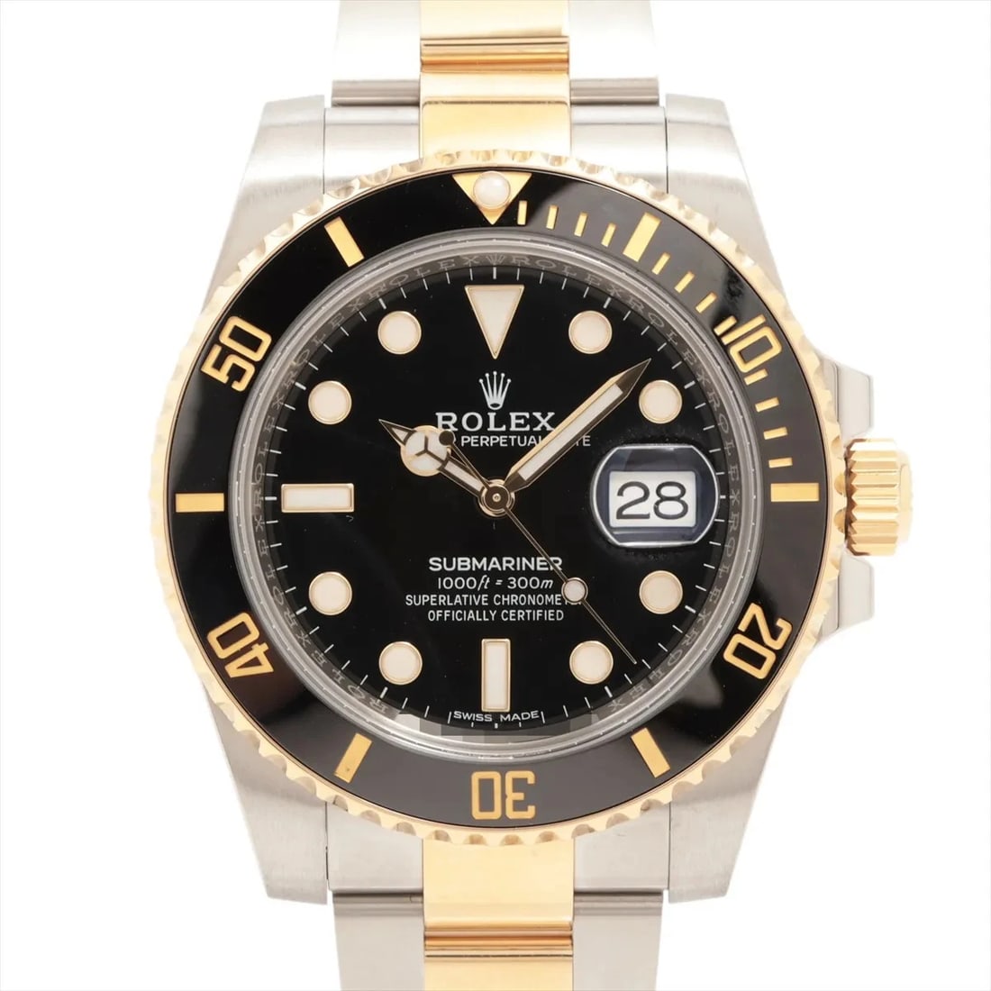 ROLEX SUBMARINER DATE SS?YG BLACK DIAL, WATCH: Rolex SUBMARINER DATE SS?YG black dial, Watch Brand: Rolex Type/Style: Wristwatch Material: SS?YG Color: black dial Size: Case:W1.6 x H1.6inch / W40 x H40 Circumference of Wrist:7.7inch / 19.5