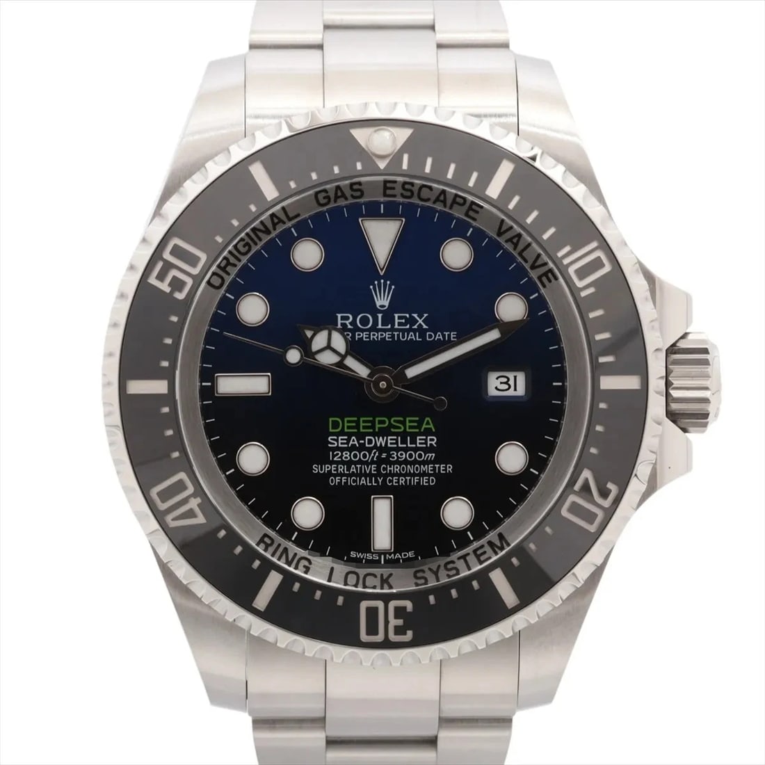 ROLEX SEA-DWELLER DEEP SEA SS D BLUE DIAL, WATCH: Rolex Sea-Dweller Deep Sea SS D blue dial, Watch Brand: Rolex Type/Style: Wristwatch Material: SS Color: blue dial Size: Case:W1.6 x H1.6inch / W44 x H44 Circumference of Wrist:6.5inch / 16.5