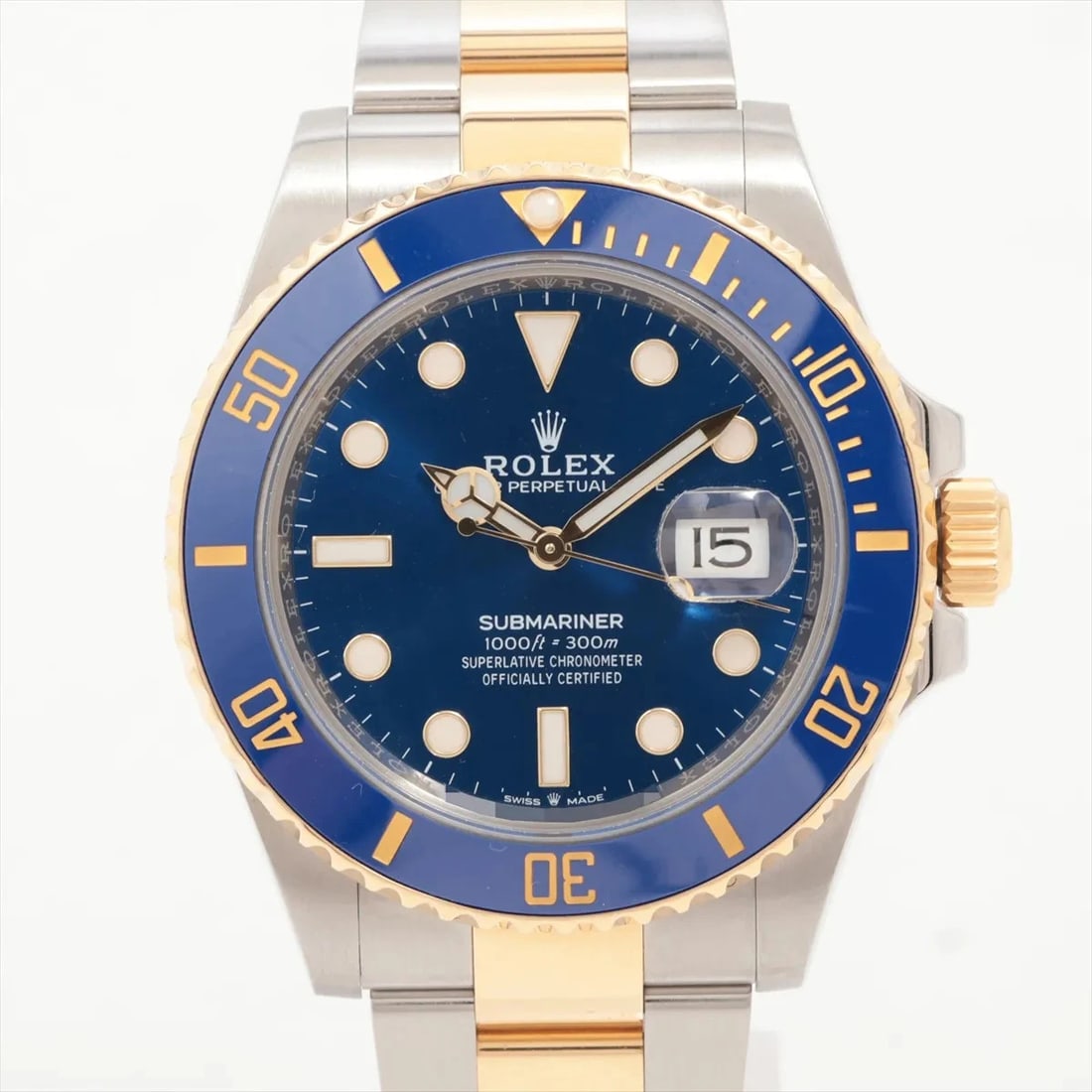 ROLEX SUBMARINER DATE SS?YG BLUE DIAL, WATCH (1 of 4)