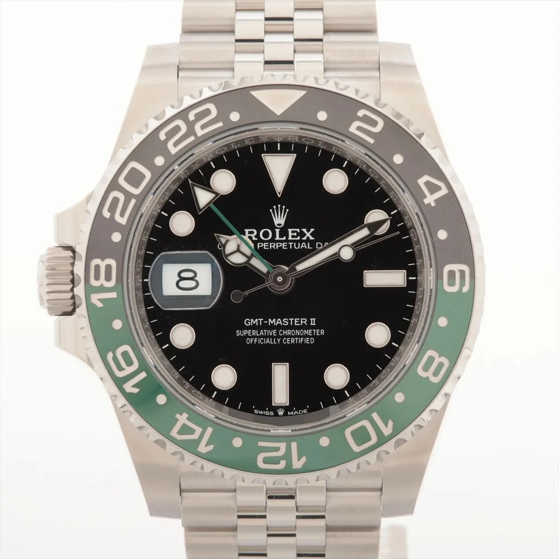 ROLEX GMT MASTER II SS BLACK DIAL, WATCH: Rolex GMT Master II SS black dial, Watch Brand: Rolex Type/Style: Wristwatch Material: SS Color: black dial Size: Case:W1.6 x H1.6inch / W40 x H40 Circumference of Wrist:6.1inch / 15.5 Accessories:
