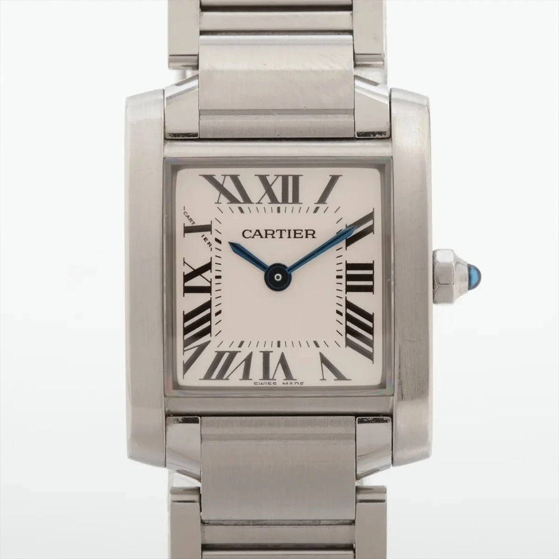 CARTIER TANK FRANCAISE SM SS IVORY-FACE, WATCH (1 of 4)
