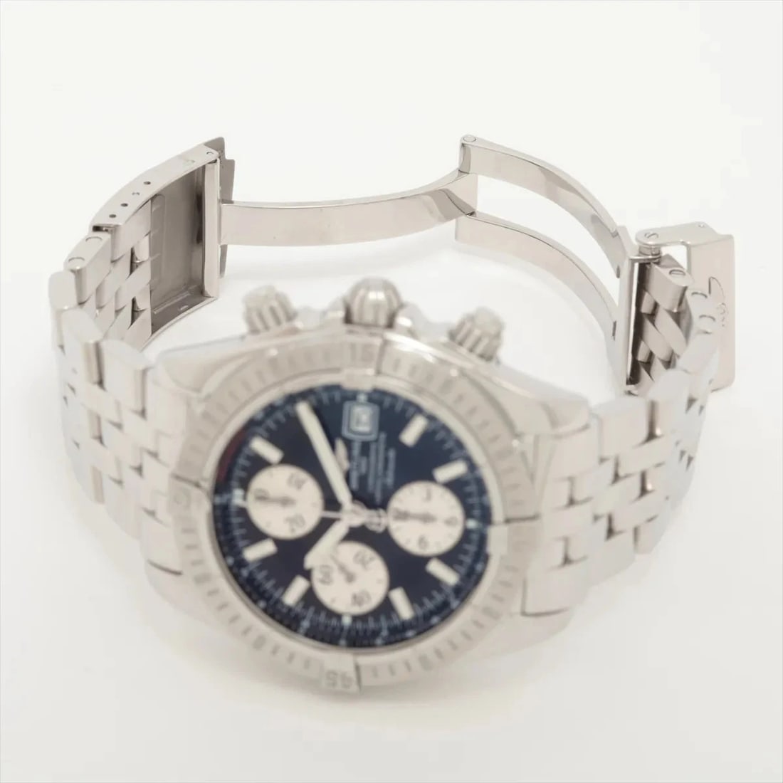 BREITLING CHRONOMAT EVOLUTION SS BLACK DIAL, WATCH - 4