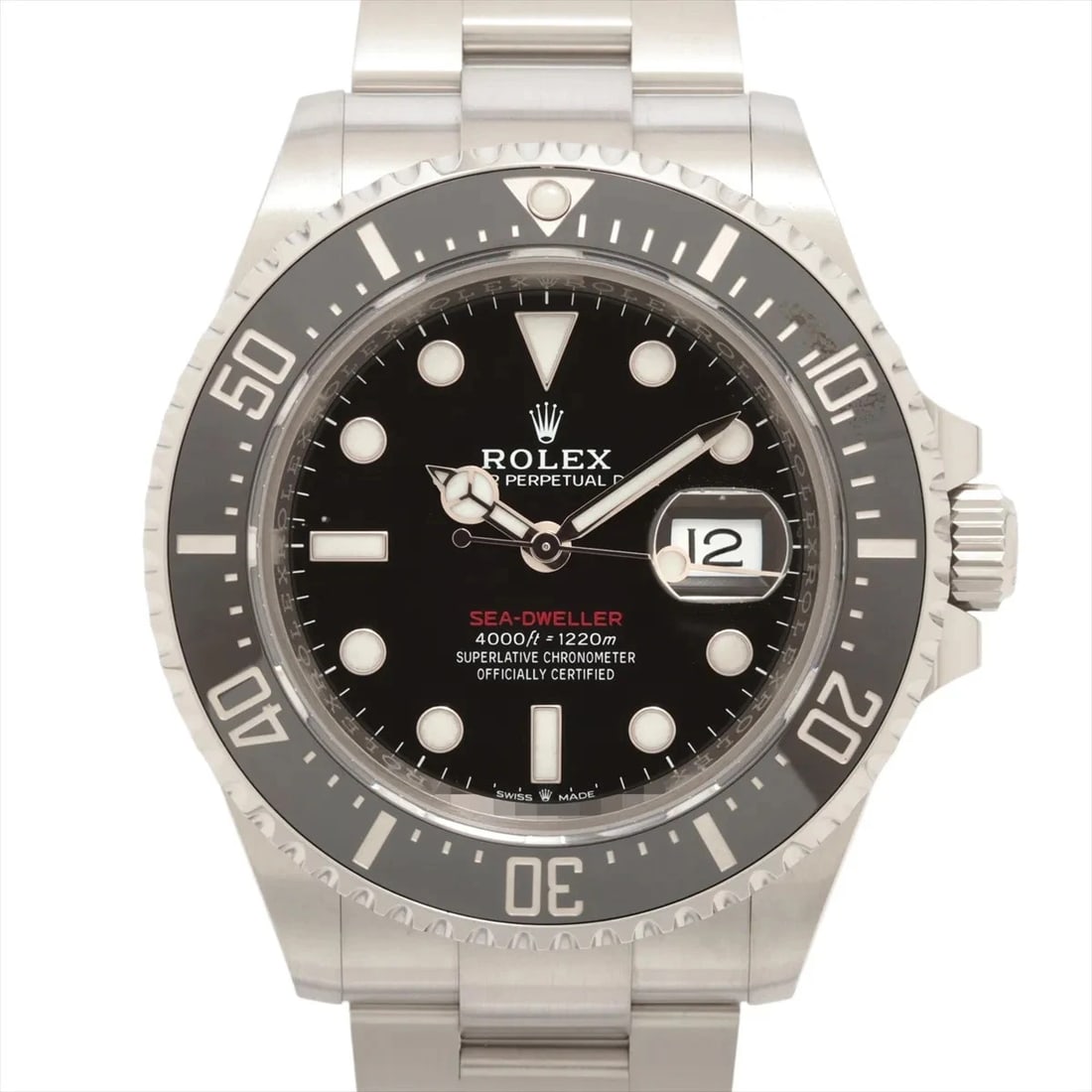 ROLEX SEA-DWELLER SS BLACK DIAL, WATCH (1 of 4)