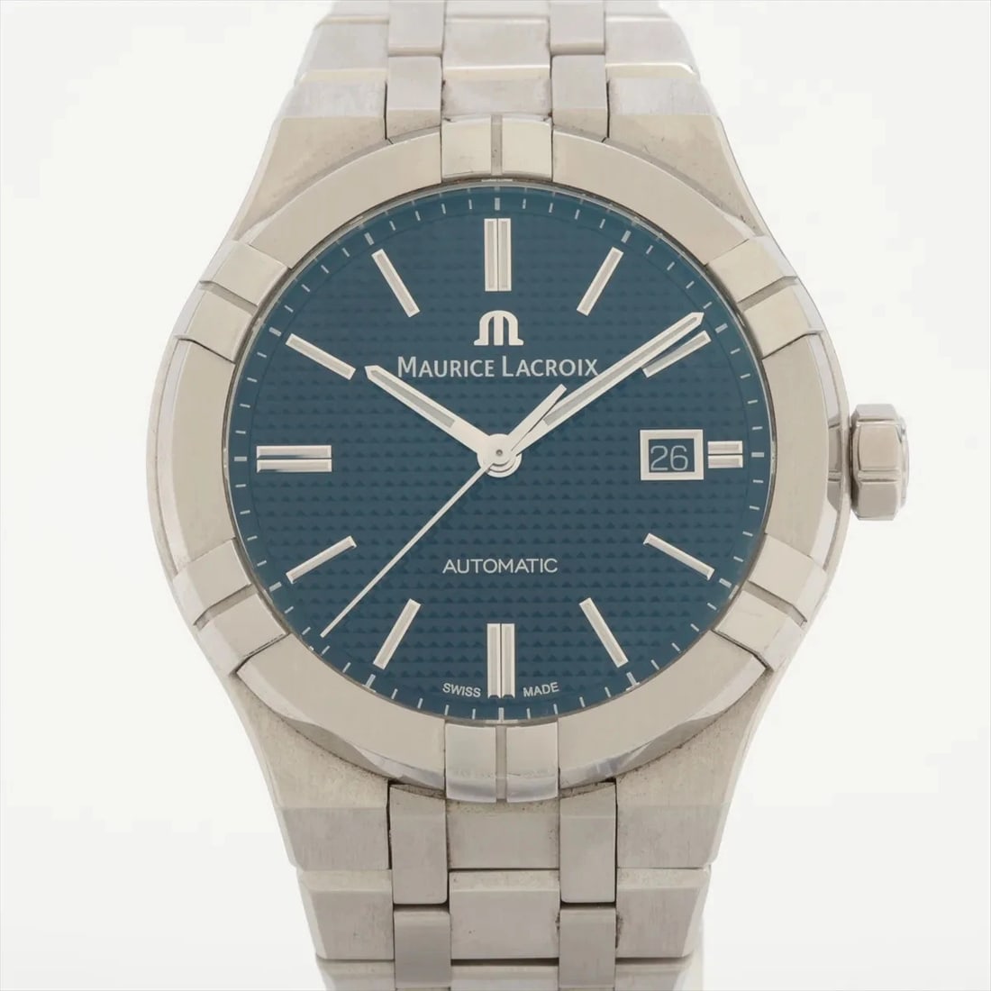MAURICE LACROIX ICON SS BLACK DIAL, WATCH (1 of 4)