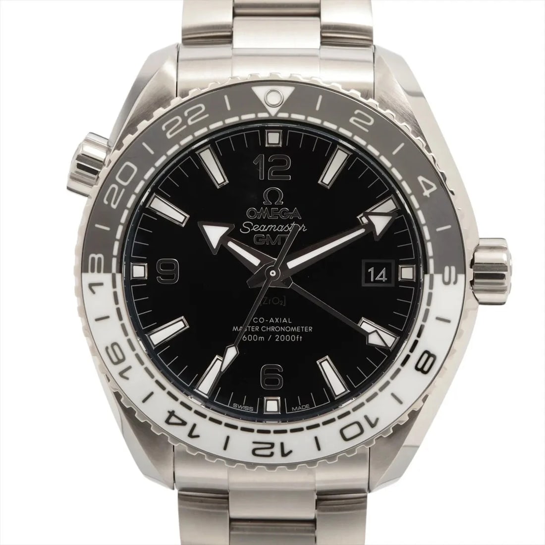 OMEGA SEAMASTER PLANET OCEAN CO-AXIAL MASTER CHRONOMETER, WATCH: Omega Seamaster Planet Ocean Co-Axial Master chronometer, Watch Brand: Omega Type/Style: Wristwatch Material: SS Color: black Size: Case:W1.6 x H1.6inch / W43.5 x H43.5 Circumference of Wrist:7.3inch 