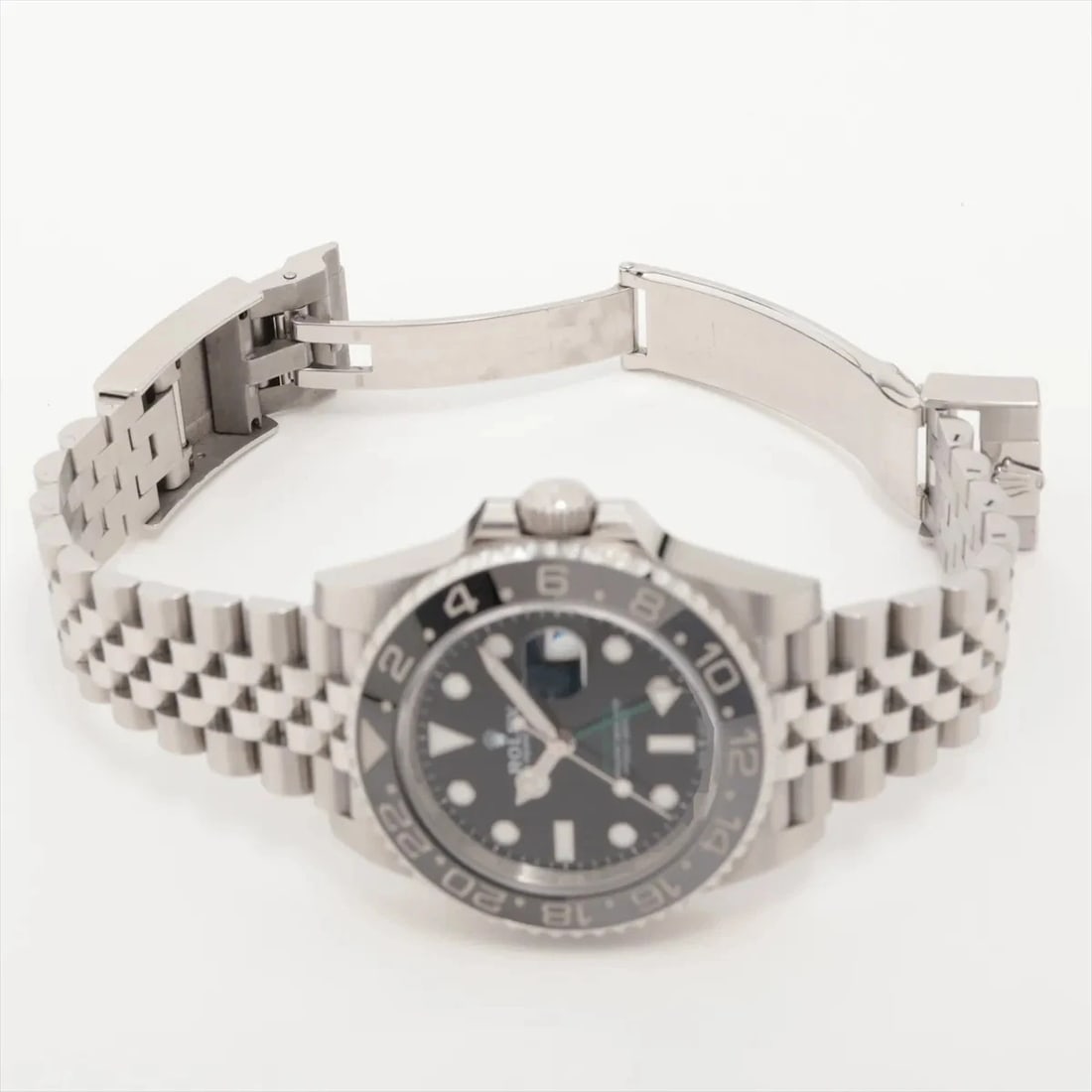 ROLEX GMT MASTER II SS BLACK DIAL, WATCH - 4