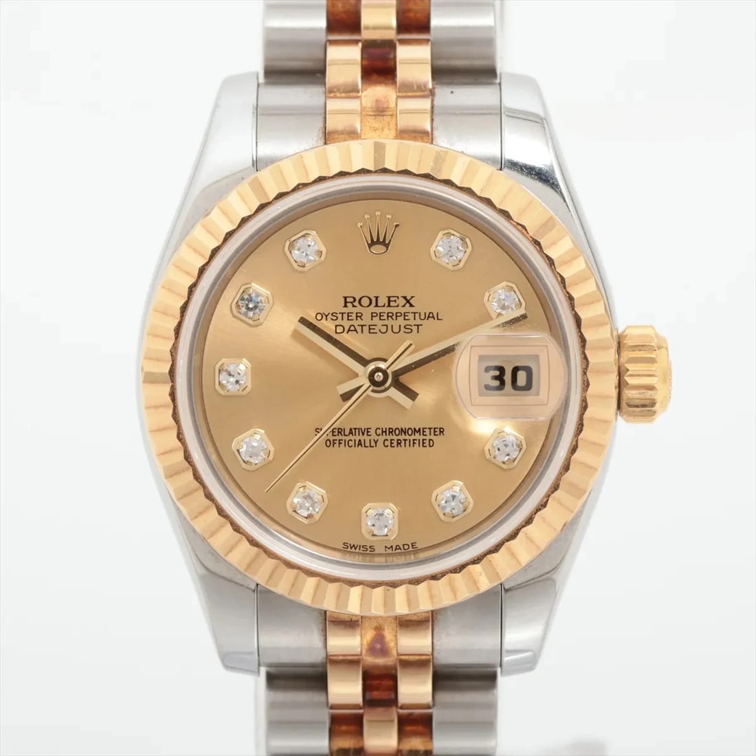 ROLEX LADY DATEJUST SS?YG CHAMPAGNE-FACE, WATCH (1 of 4)