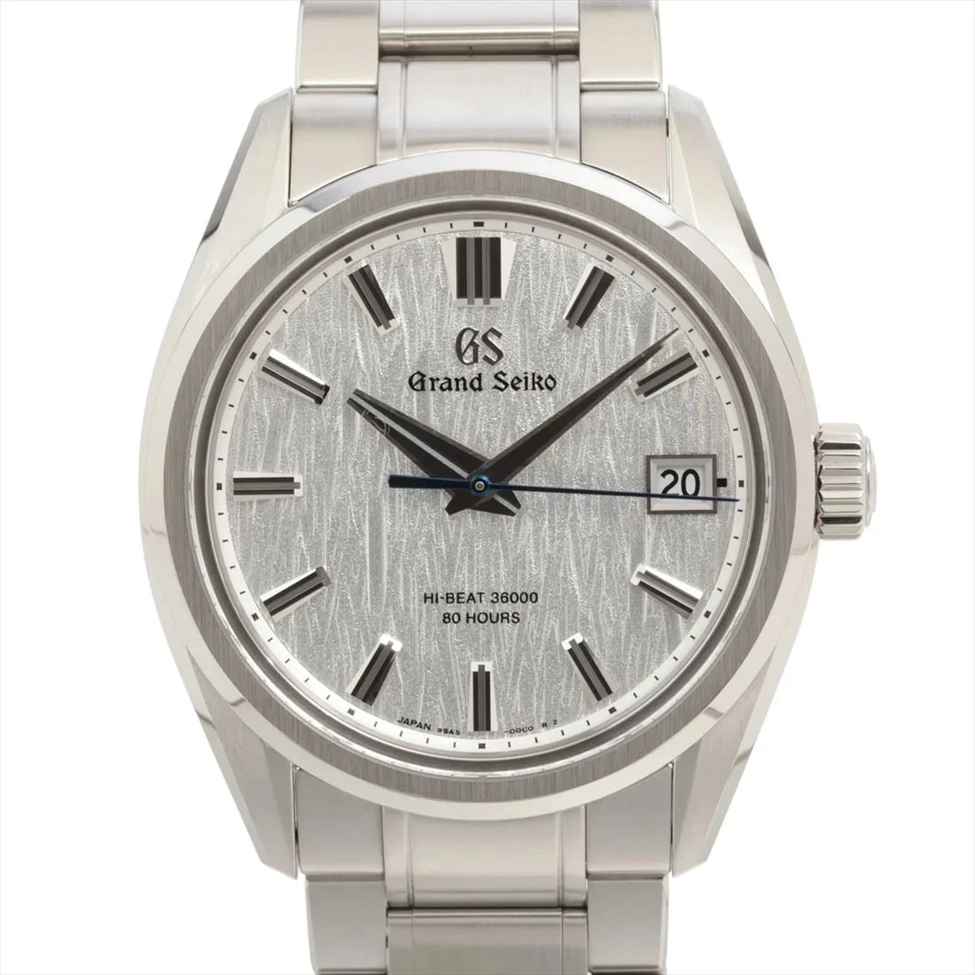 GRAND SEIKO EVOLUTION COLLECTION SHIRAKABA MECHANICAL HI-BEAT SS BLACK DIAL, WATCH: Grand Seiko EVOLUTION Collection Shirakaba Mechanical Hi-Beat SS black dial, Watch Brand: Grand Seiko Type/Style: Wristwatch Material: SS Color: silver Size: Case:W1.6 x H1.6inch / W40 x H47
