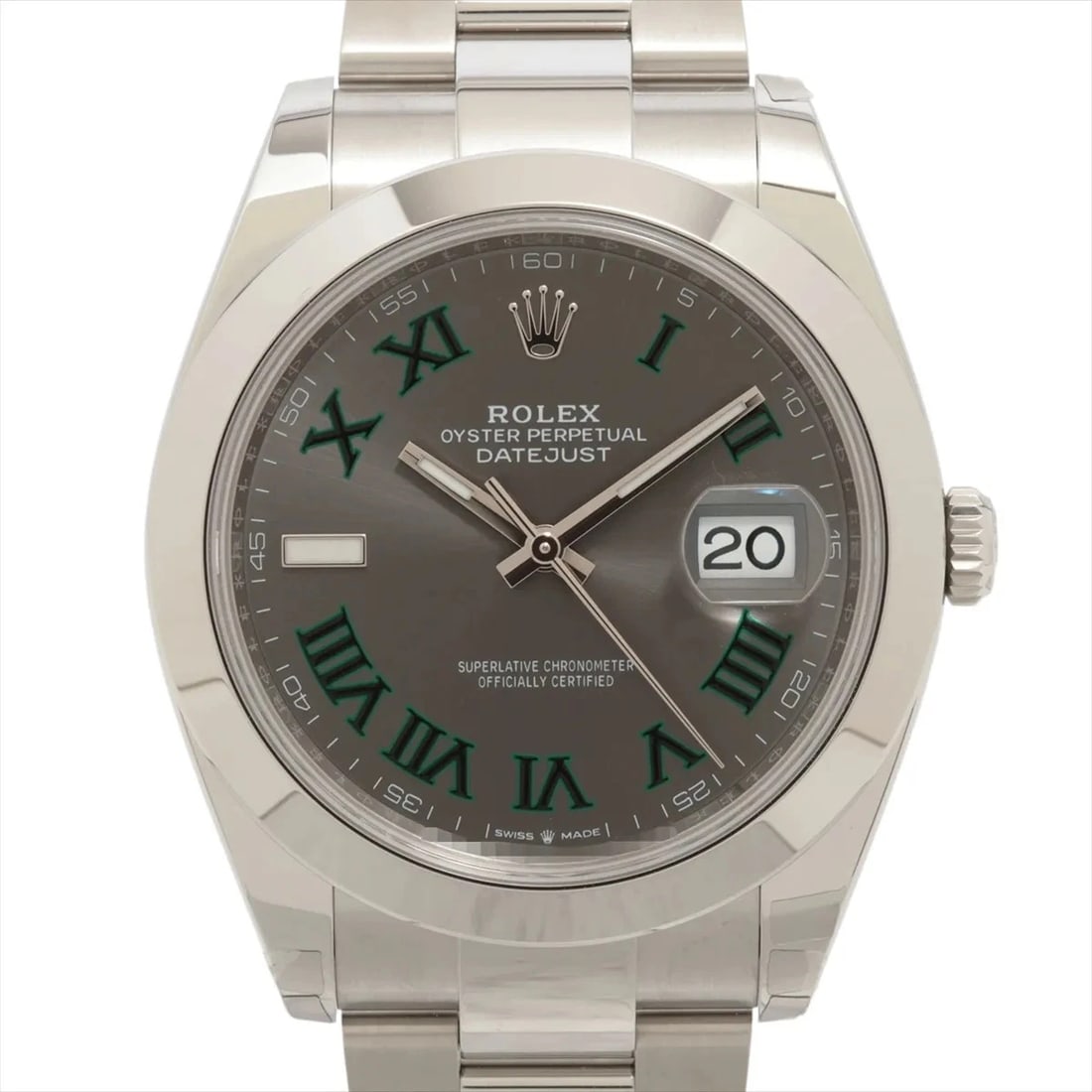 ROLEX DATEJUST SS SLATE DIAL, WATCH: Rolex Datejust SS Slate dial, Watch Brand: Rolex Type/Style: Wristwatch Material: SS Color: Slate dial Size: Case:W1.6 x H1.6inch / W41 x H41 Circumference of Wrist:7.1inch / 18 Accessories: None