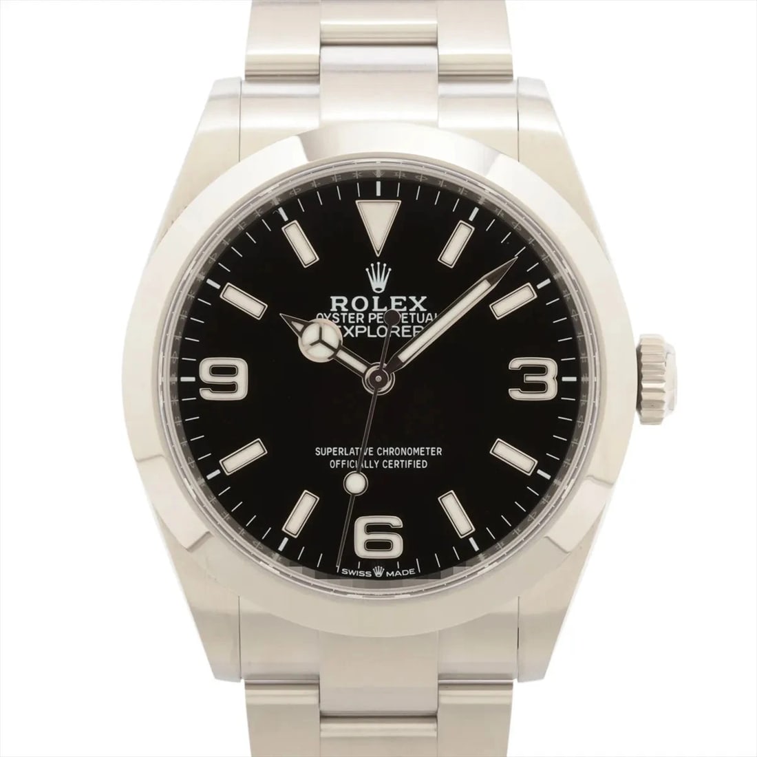 ROLEX EXPLORER SS BLACK DIAL, WATCH: Rolex Explorer SS black dial, Watch Brand: Rolex Type/Style: Wristwatch Material: SS Color: black dial Size: Case:W1.6 x H1.6inch / W40 x H40 Circumference of Wrist:6.7inch / 17 Accessories: None