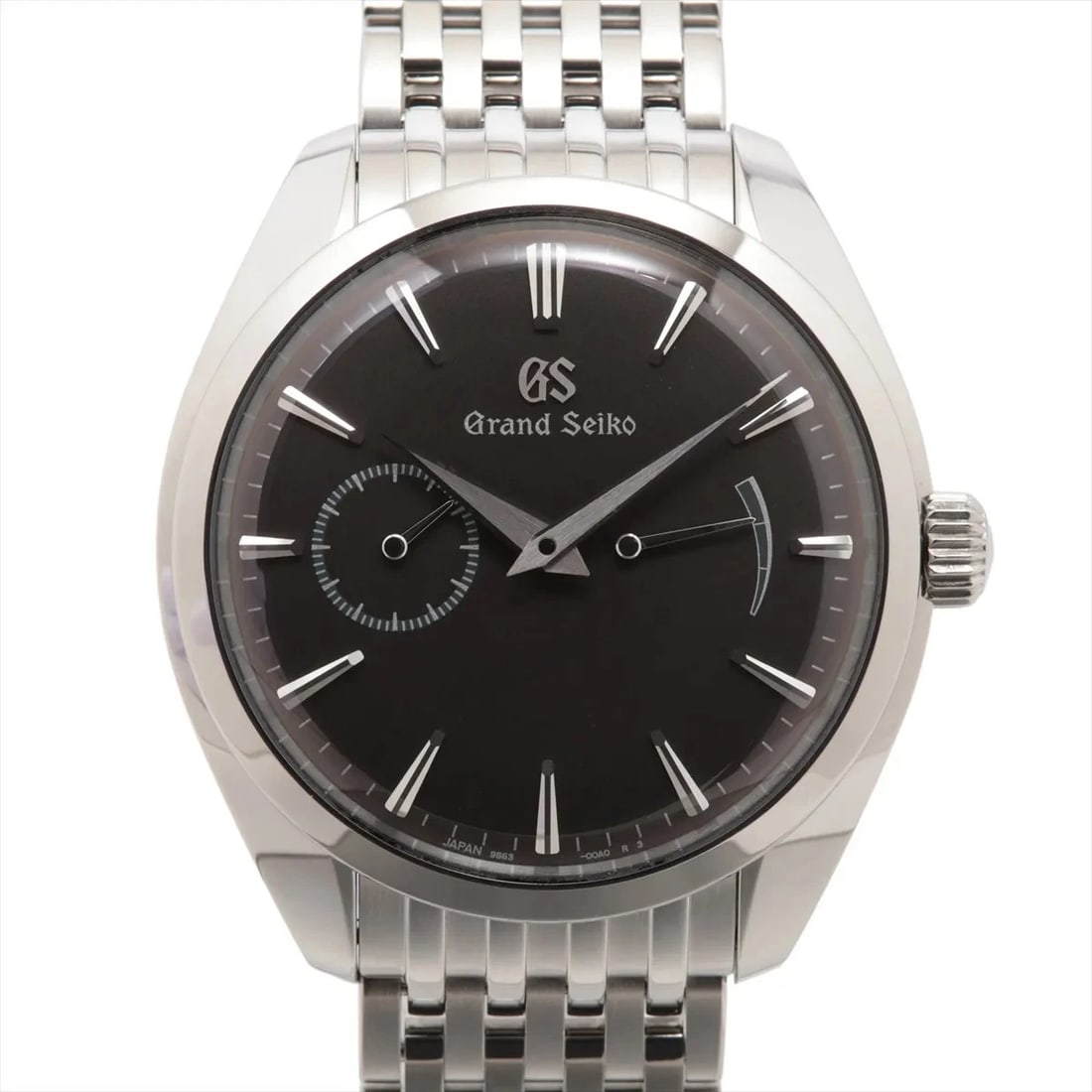 GRAND SEIKO ELEGANCE COLLECTION SS BLACK DIAL, WATCH: Grand Seiko Elegance Collection SS Black Dial, Watch Brand: Grand Seiko Type/Style: Wristwatch Material: SS Color: Black Dial Size: Case:W1.2 x H1.2inch / W39 x H39 Circumference of Wrist:7.1inch / 18