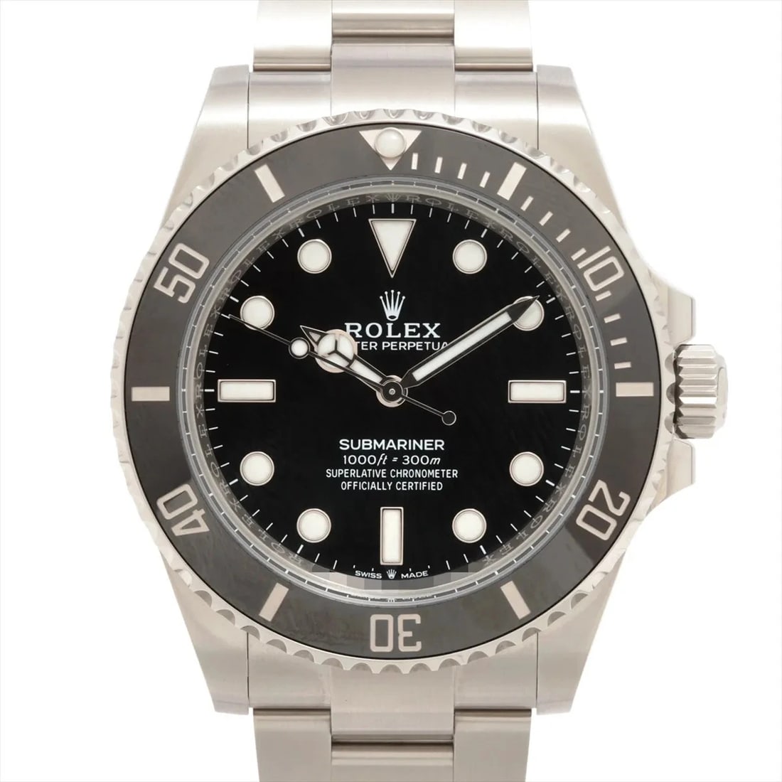 ROLEX SUBMARINER SS BLACK DIAL, WATCH (1 of 4)