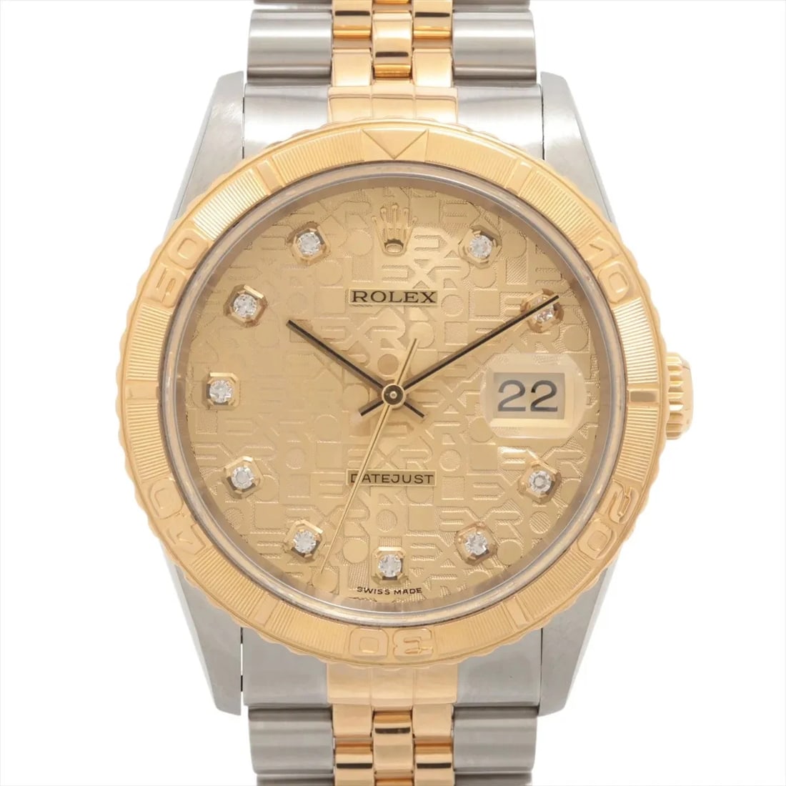 ROLEX DATEJUST THUNDERBIRD SS?YG CHAMPAGNE ENGRAVED COMPUTER DIAL, WATCH: Rolex Datejust Thunderbird SS?YG Champagne engraved computer dial, Watch Brand: Rolex Type/Style: Wristwatch Material: SS?YG Color: Champagne engraved computer dia Size: Case:W1.2 x H1.2inch / W36 x