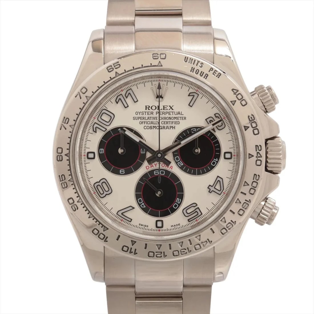 ROLEX COSMOGRAPH DAYTONA WG SILVER-FACE, WATCH (1 of 4)