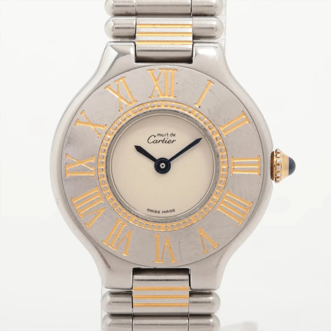 CARTIER MUST SS IVORY-FACE, WATCH (1 of 4)