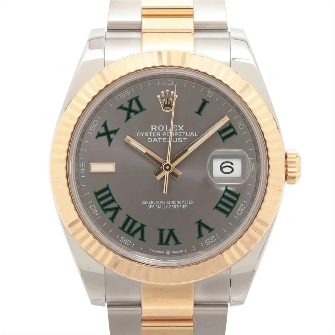 ROLEX DATEJUST SS?YG SLATE DIAL, WATCH: Rolex Datejust SS?YG Slate dial, Watch Brand: Rolex Type/Style: Wristwatch Material: SS?YG Color: slate dial Size: Case:W1.6 x H1.6inch / W41 x H41 Circumference of Wrist:7.0inch / 17.8 Accessorie