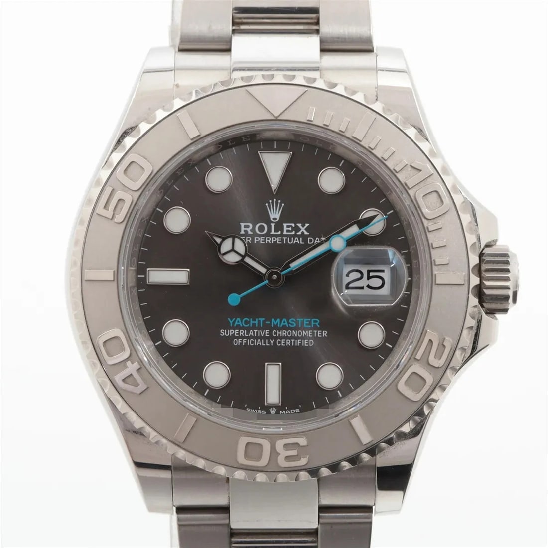 ROLEX YACHT-MASTER PT?SS SLATE DIAL, WATCH: Rolex Yacht-Master PT?SS Slate dial, Watch Brand: Rolex Type/Style: Wristwatch Material: PT?SS Color: slate dial Size: Case:W1.6 x H1.6inch / W40 x H40 Circumference of Wrist:7.3inch / 18.5 Access