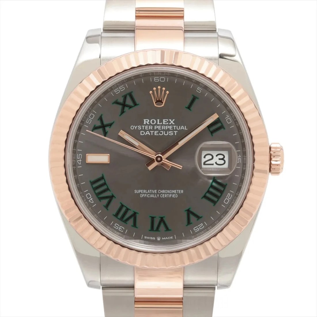 ROLEX DATEJUST PG?SS SLATE DIAL, WATCH: Rolex Datejust PG?SS Slate dial, Watch Brand: Rolex Type/Style: Wristwatch Material: PG?SS Color: Slate dial Size: Case:W1.6 x H1.6inch / W41 x H41 Accessories: None Accessories Notice: Wh