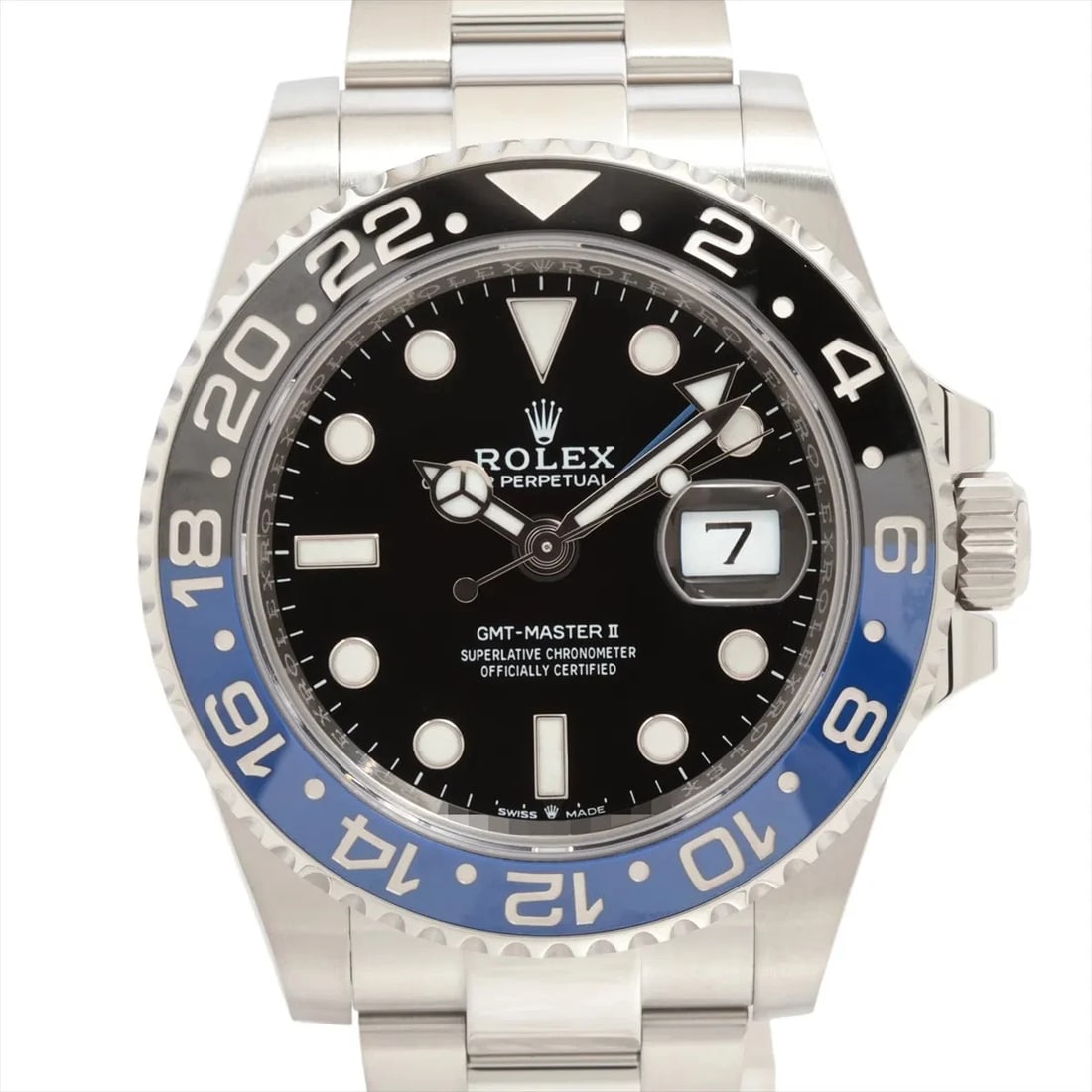 ROLEX GMT MASTER II SS BLACK DIAL, WATCH: Rolex GMT Master II SS black dial, Watch Brand: Rolex Type/Style: Wristwatch Material: SS Color: black dial Size: Case:W1.6 x H1.6inch / W40 x H40 Circumference of Wrist:6.3inch / 16 Accessories: