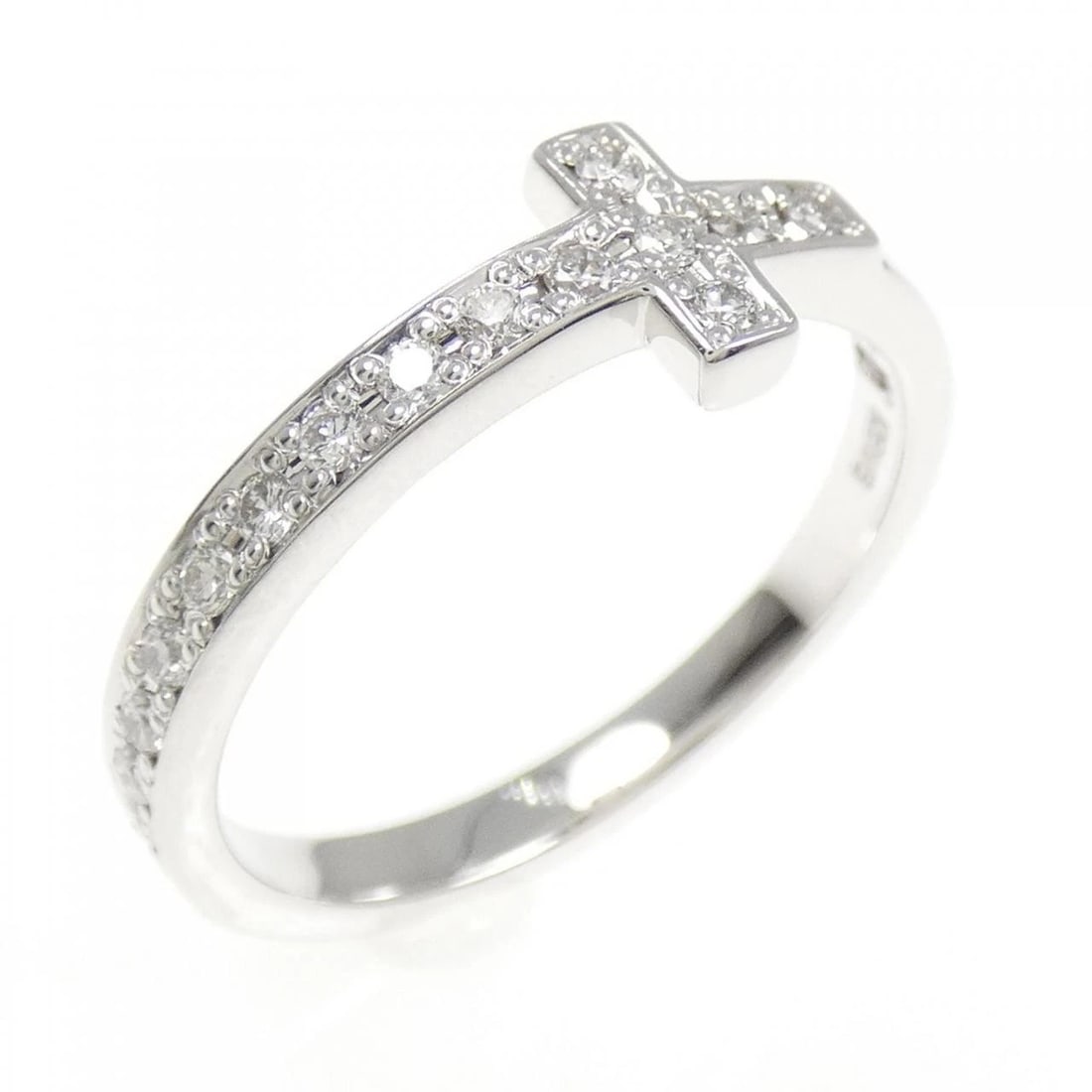 K18WG DIAMOND RING
