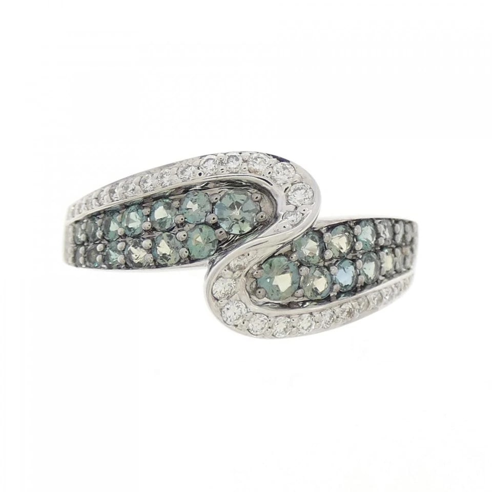K18WG ALEXANDRITE RING: K18WG Alexandrite Ring Brand: Unbranded Type/Style: Alexandrite Ring Material: K18 white gold, Main Stone/Creation Alexandrite Secondary Stone diamond Color: White Gold Size: US 6 1/2 Accessories: