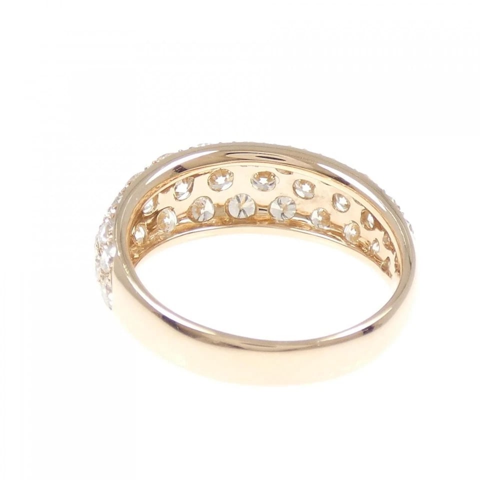 K18PG PAVE DIAMOND RING - 3