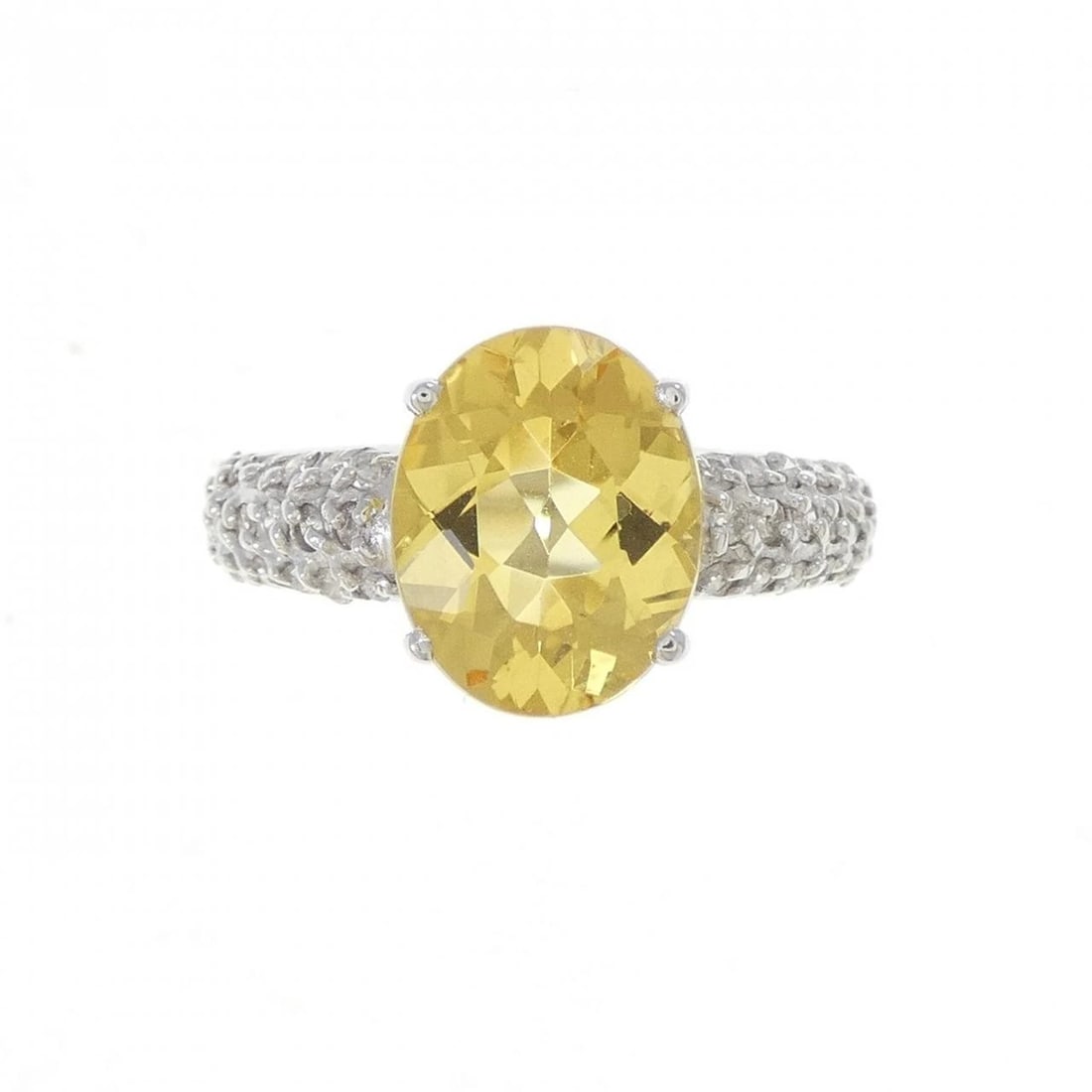 K18WG BERYL RING - 2