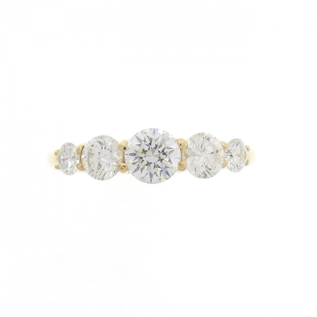 K18YG DIAMOND RING - 2