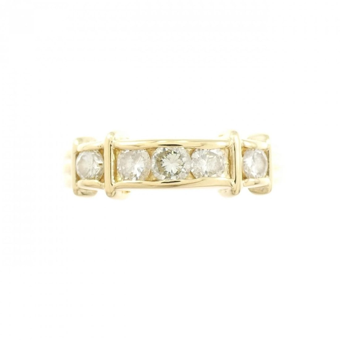 K18YG DIAMOND RING - 2
