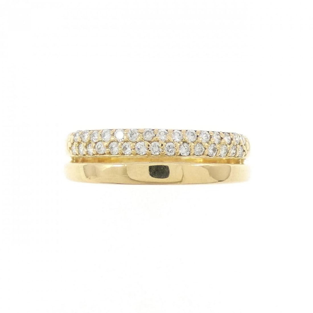 K18YG DIAMOND RING - 2