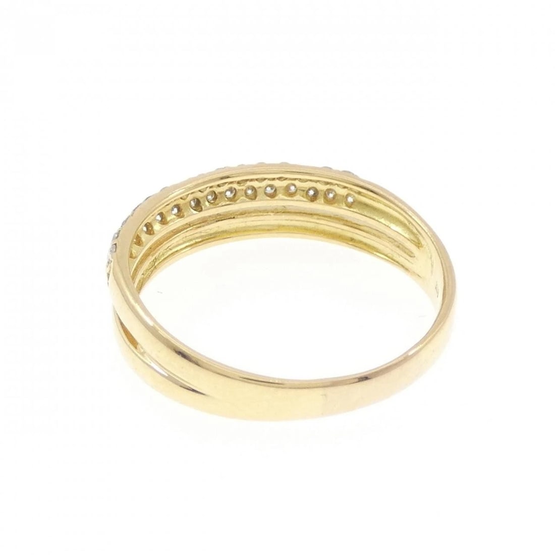 K18YG DIAMOND RING - 3