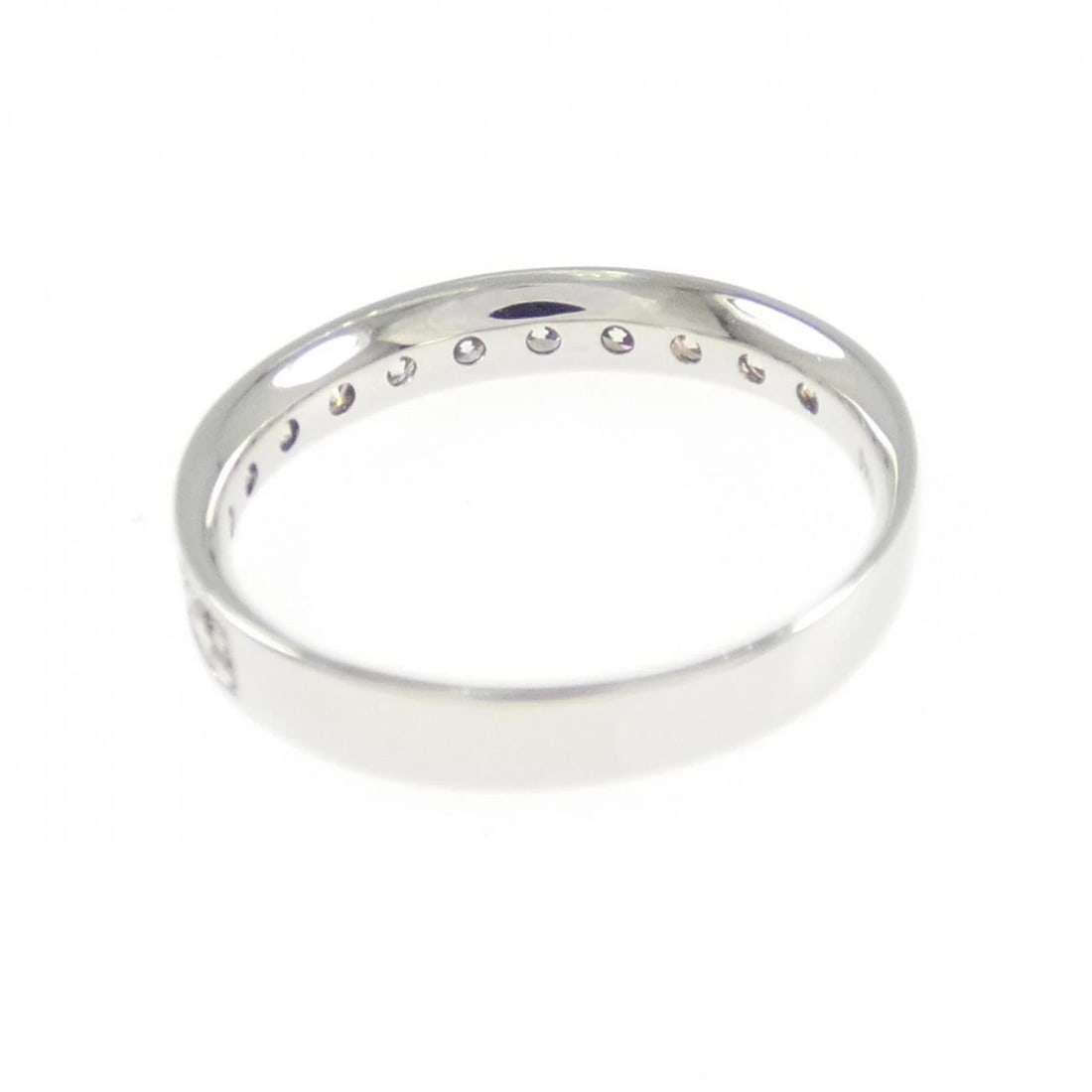 PT900 HALF ETERNITY DIAMOND RING - 3