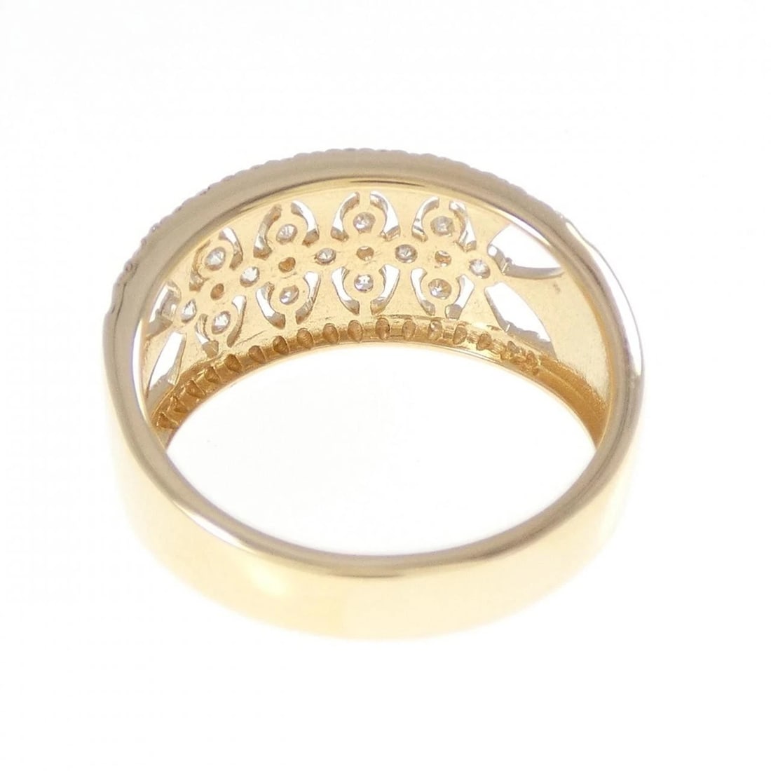 K18YG DIAMOND RING - 3