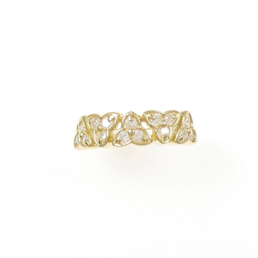 K18YG DIAMOND RING - 2
