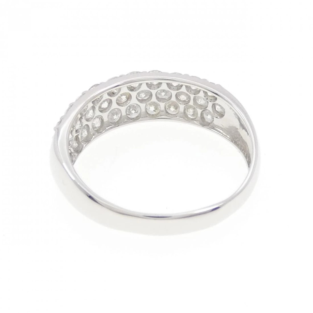 K18WG PAVE DIAMOND RING - 3