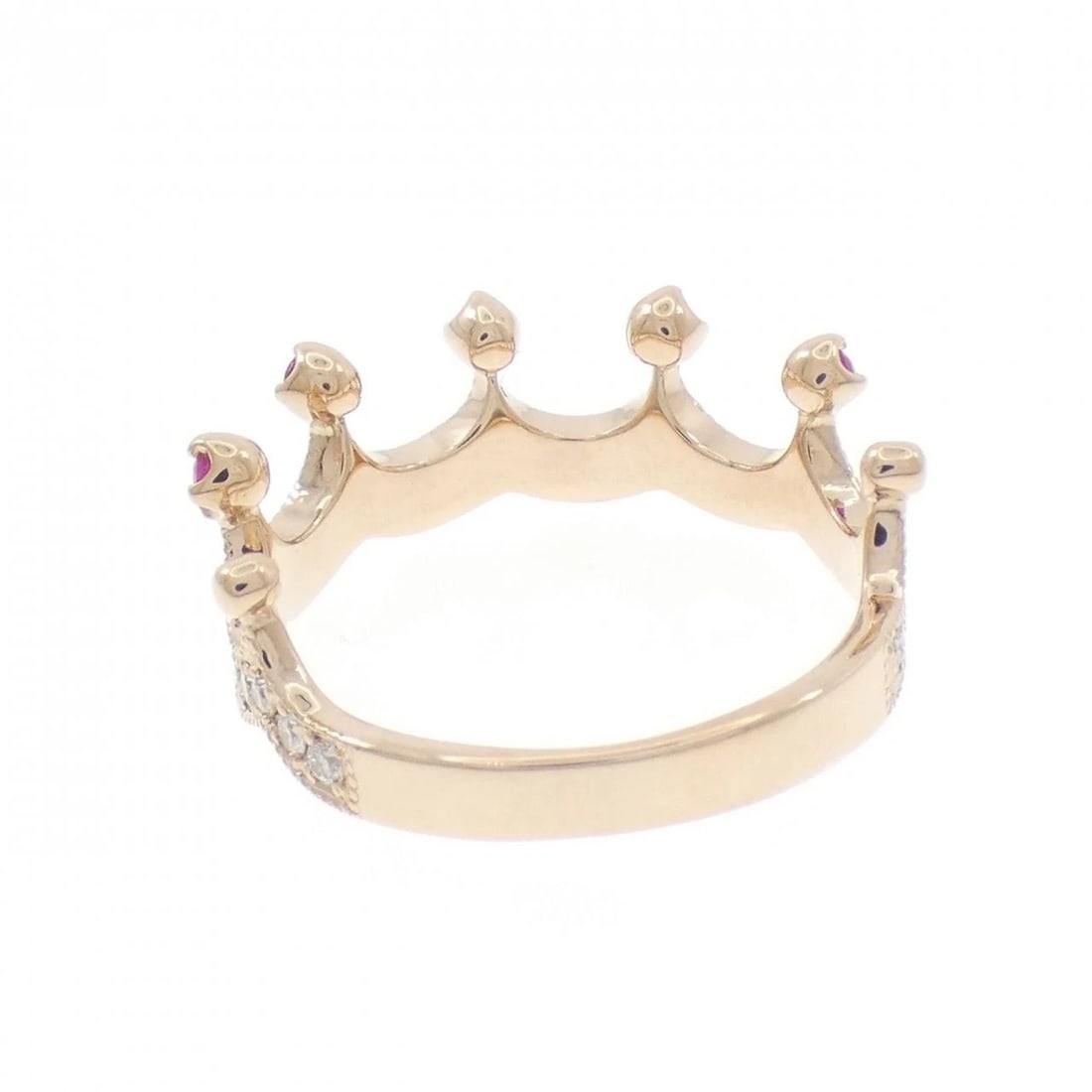 K18PG CROWN RUBY RING - 3