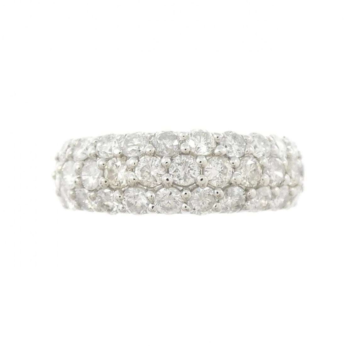 PT900 PAVE DIAMOND RING - 2